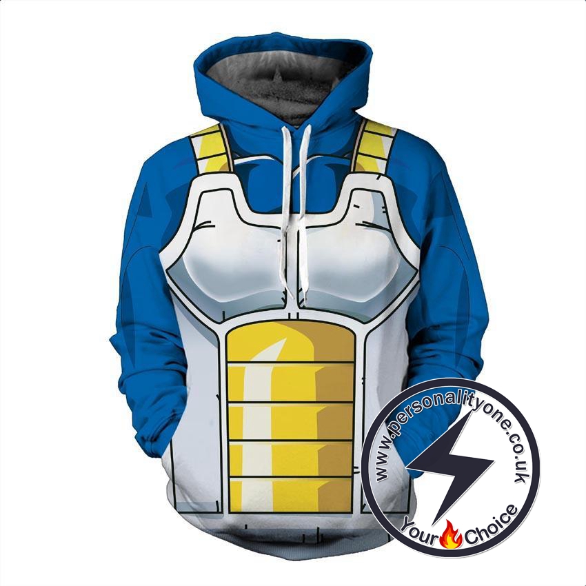 Dragon Ball Z - Vegeta Armor 3D - Hoodies